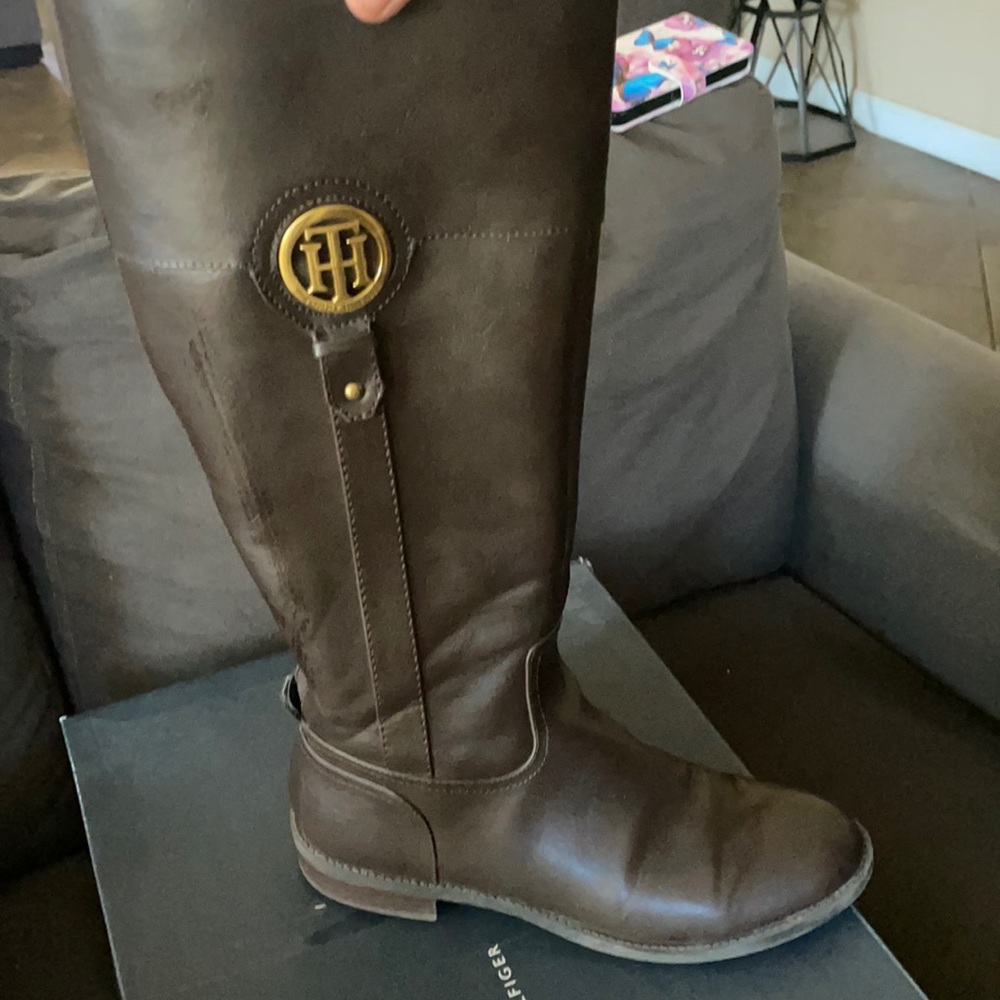 Women’s brown boots Tommy Hilfiger